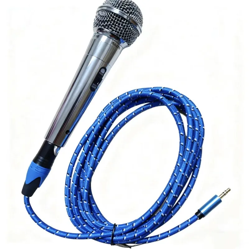 48V Dynamic Coil Capacitor Microphone Metal Large Diaphragm 30mm Dynamic Coil Wired SO8 Sound Card 5V Sound Card