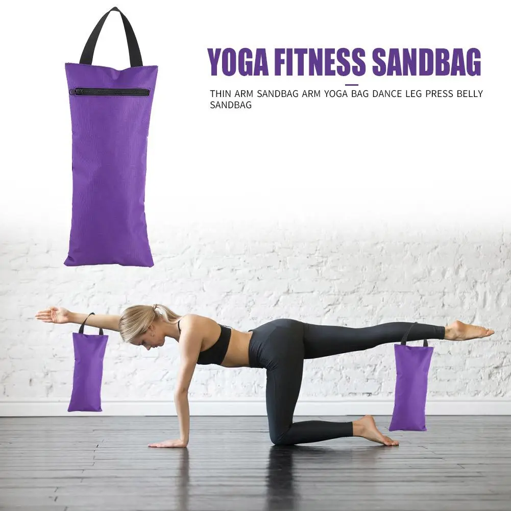 2pcs Dance Training Gym Sand Bag Yoga Empty Sandbag Fitness Equipment for Easy Safety Working-out Ornaments