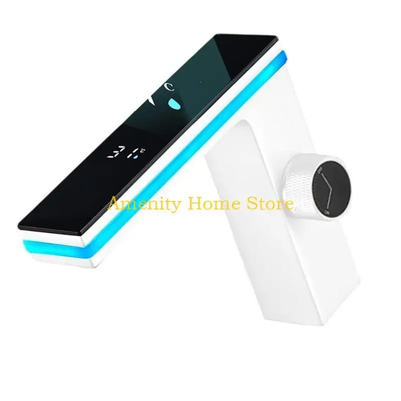 

F26C Современное кран раковины в ванной комнате с интеллектуальным температурным дисплеем для дома