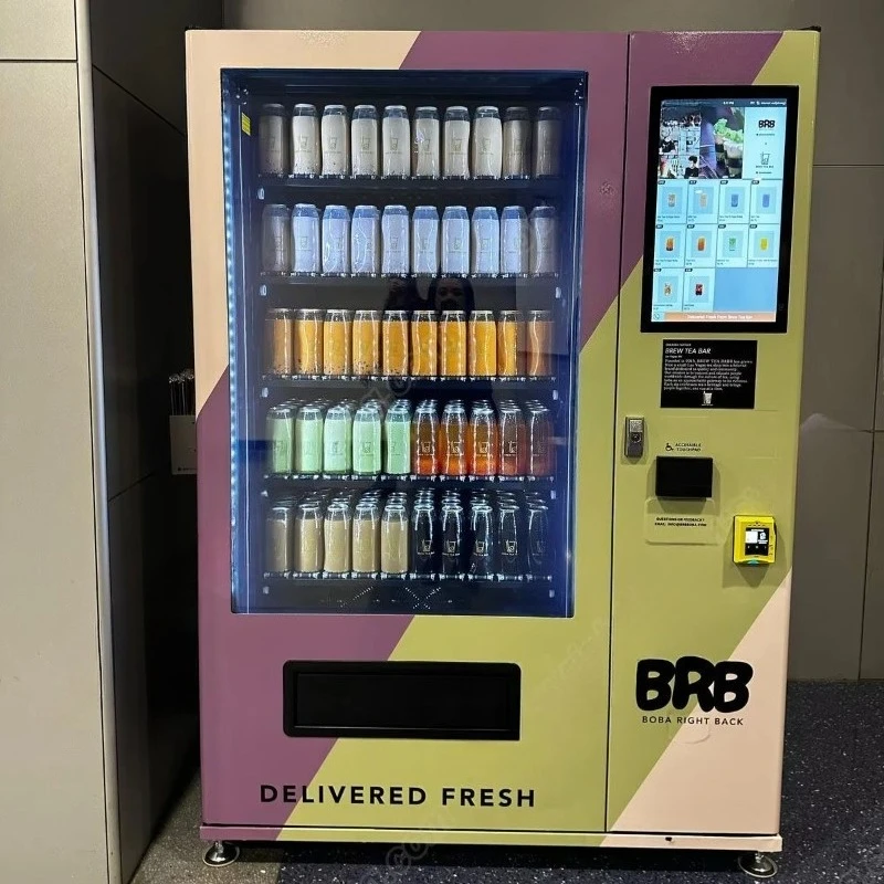 Unattended Snack and Drink Retail Machine with Anti Theft Design and Reliable Delivery Easy Operation Customized