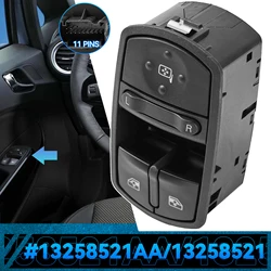 #13258521 13258521AA Driver Side Electric Power Master Window Control Lift Mirror Switch For Opel Vauxhall Corsa D/E 2007-2014