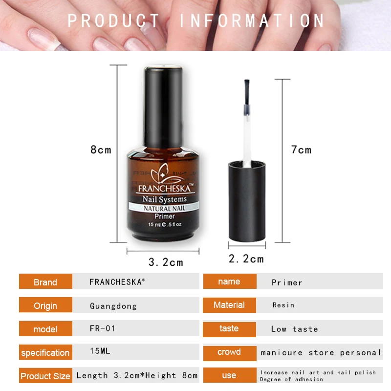 Nail Primer Prevents Chipping Effective Moisture-absorbing Nail Prep Fast-drying Best-selling Desiccant Moisture-absorbing