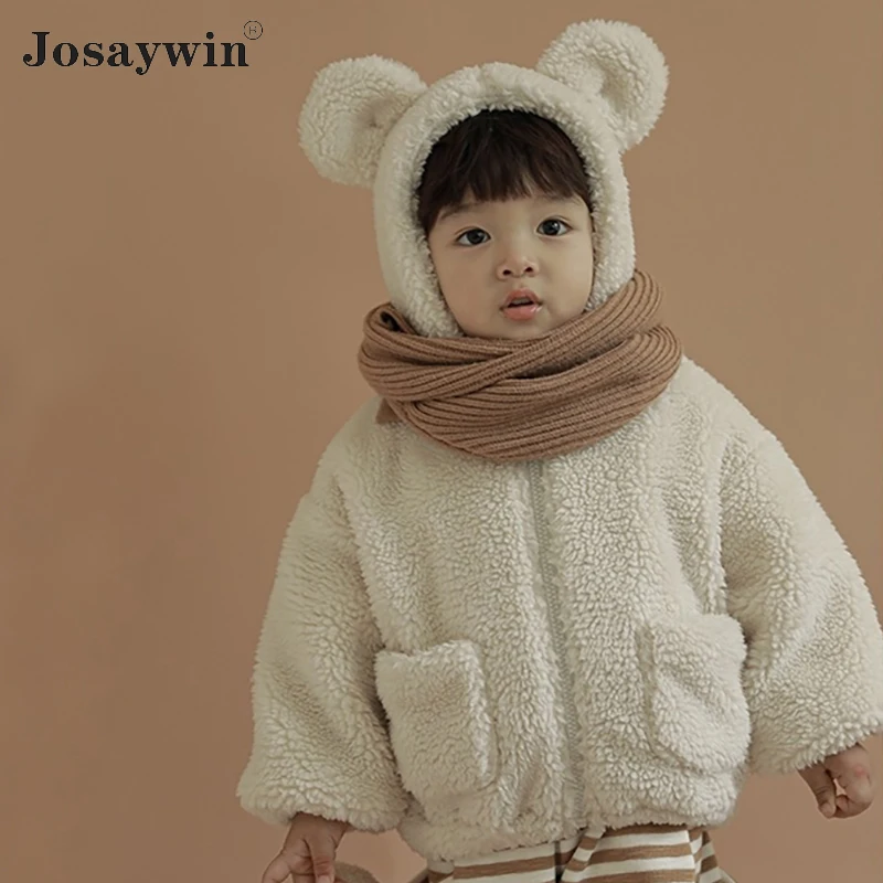 

Josaywin Children Jacket Coats Baby Kids Boys Warm Parka Wool Fleece Coats for Girls Outerwear Children Jackets Coats