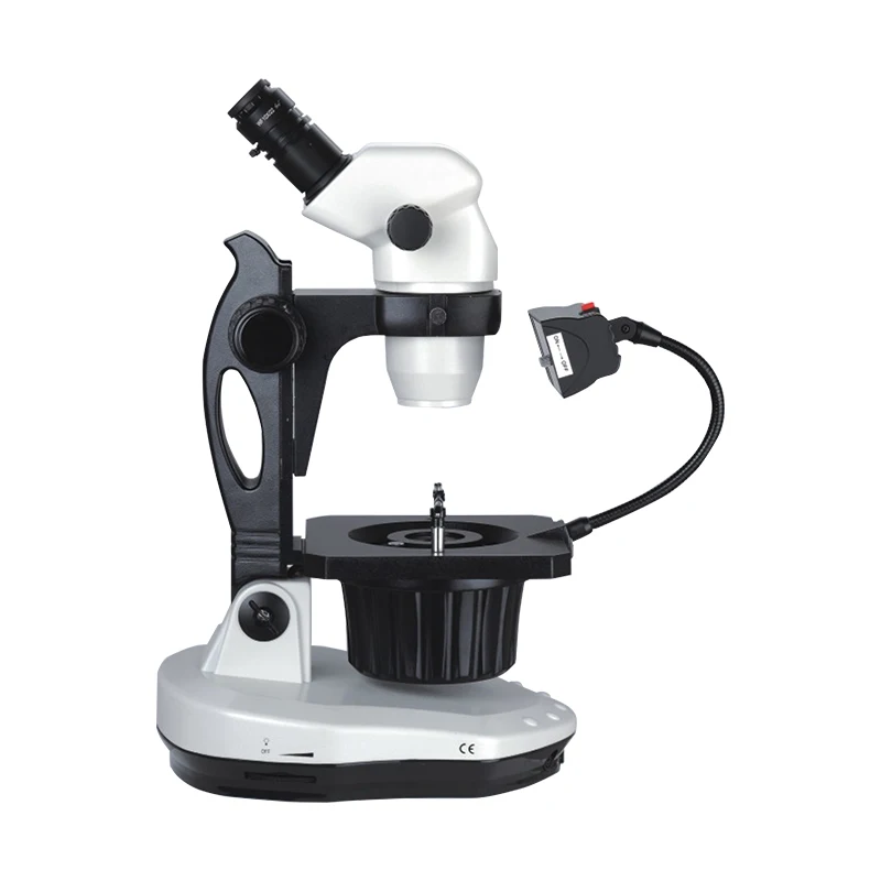 New design jewelry zoom optical brightfield dark field fluorescent halogen illumination laboratory binocular microscope prices