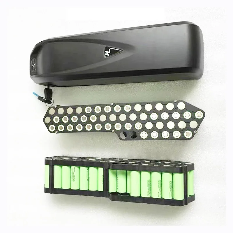 36V 48V 52V Hailong original lithium battery pack, for 250W 350W 500W 750W,with 30A BMS,charger,USB,18650 20AH Power cell