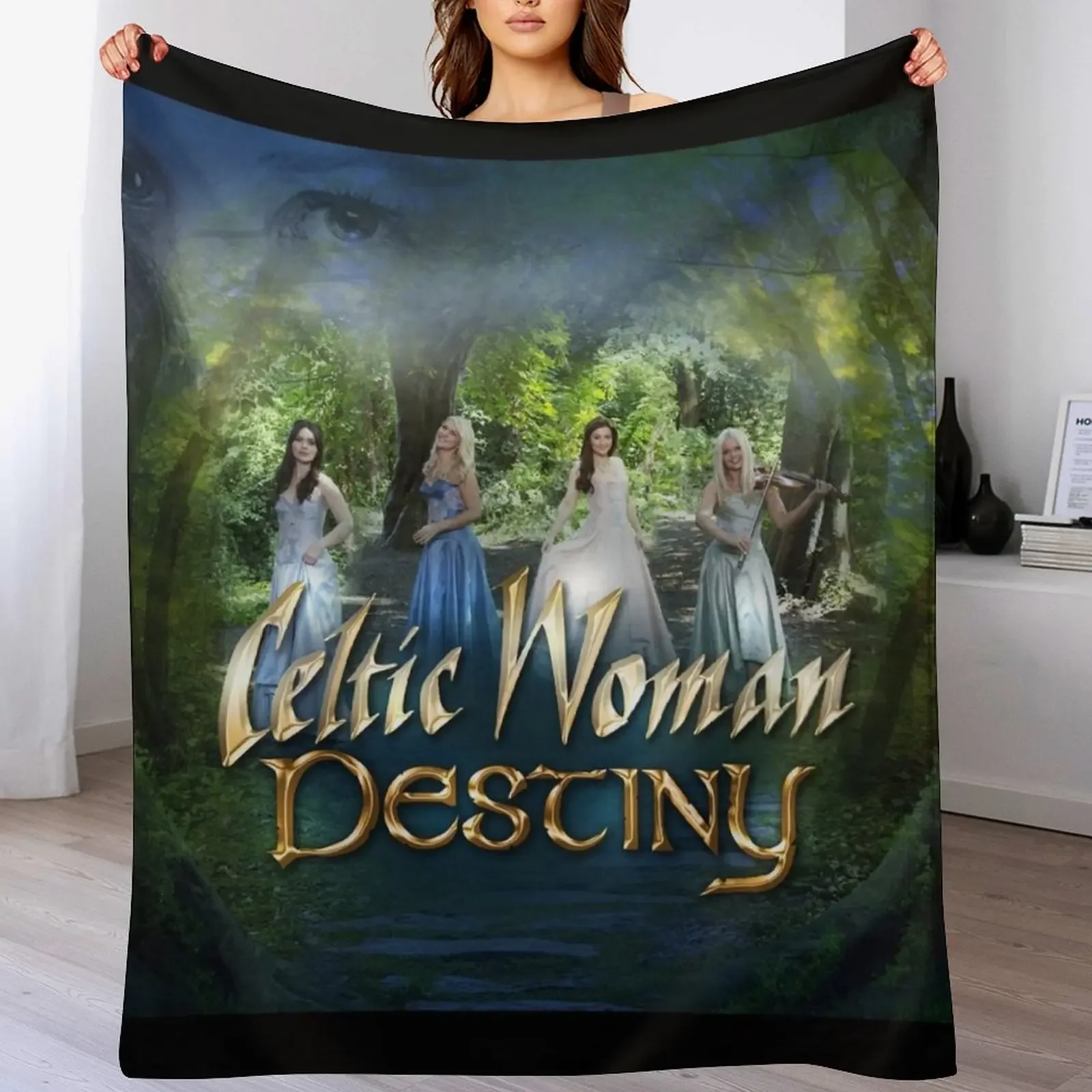 Celtic Woman destiny Throw Blanket Luxurious Soft Blanket Holiday Gift for Family