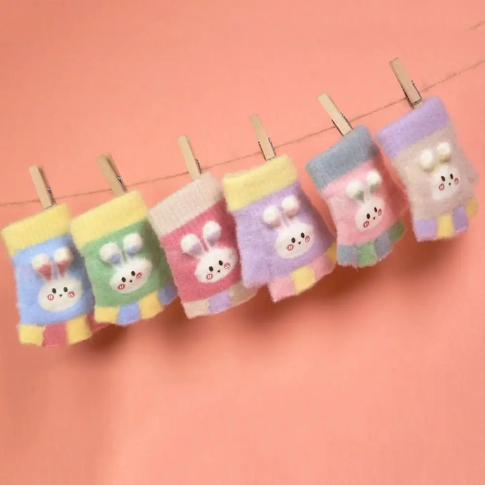 

Высококачественные шерстяные детские перчатки, теплые детские перчатки без пальцев с героями мультфильмов, холодостойкие зимние перчатки для детей 0-2 лет