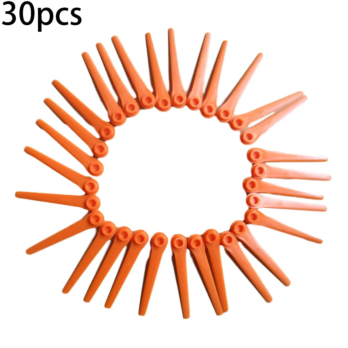 

30pcs Grass Trimmer Strimmer Part Plastic Blades SimpliTrim Li FLY083 GA400 Garden Grass Cutter Lawn Mower Blades Access