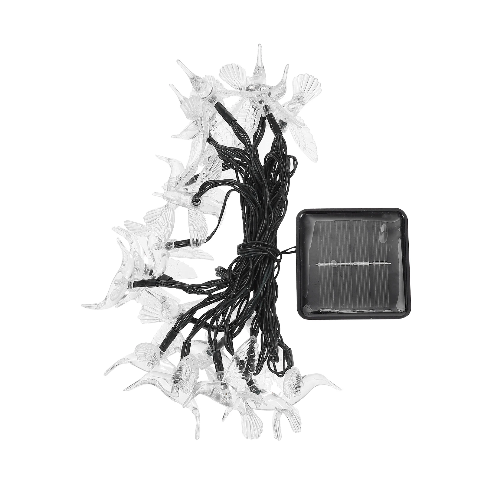 

Solar String Lights Hummingbird Shape LED Plastic Patio Balcony Courtyard Garden Holiday Lighting Photosensitive Outdoor Lamp