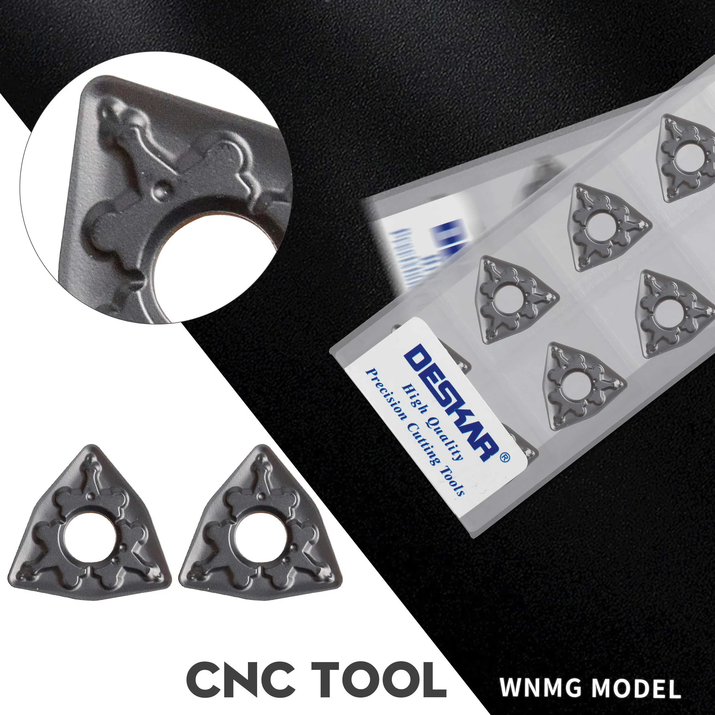 WNMG060408 TM LF9218 CNC lathe processing tool PVD+CVD two-color high-quality coated Carbide Cutting Blade External turning tool