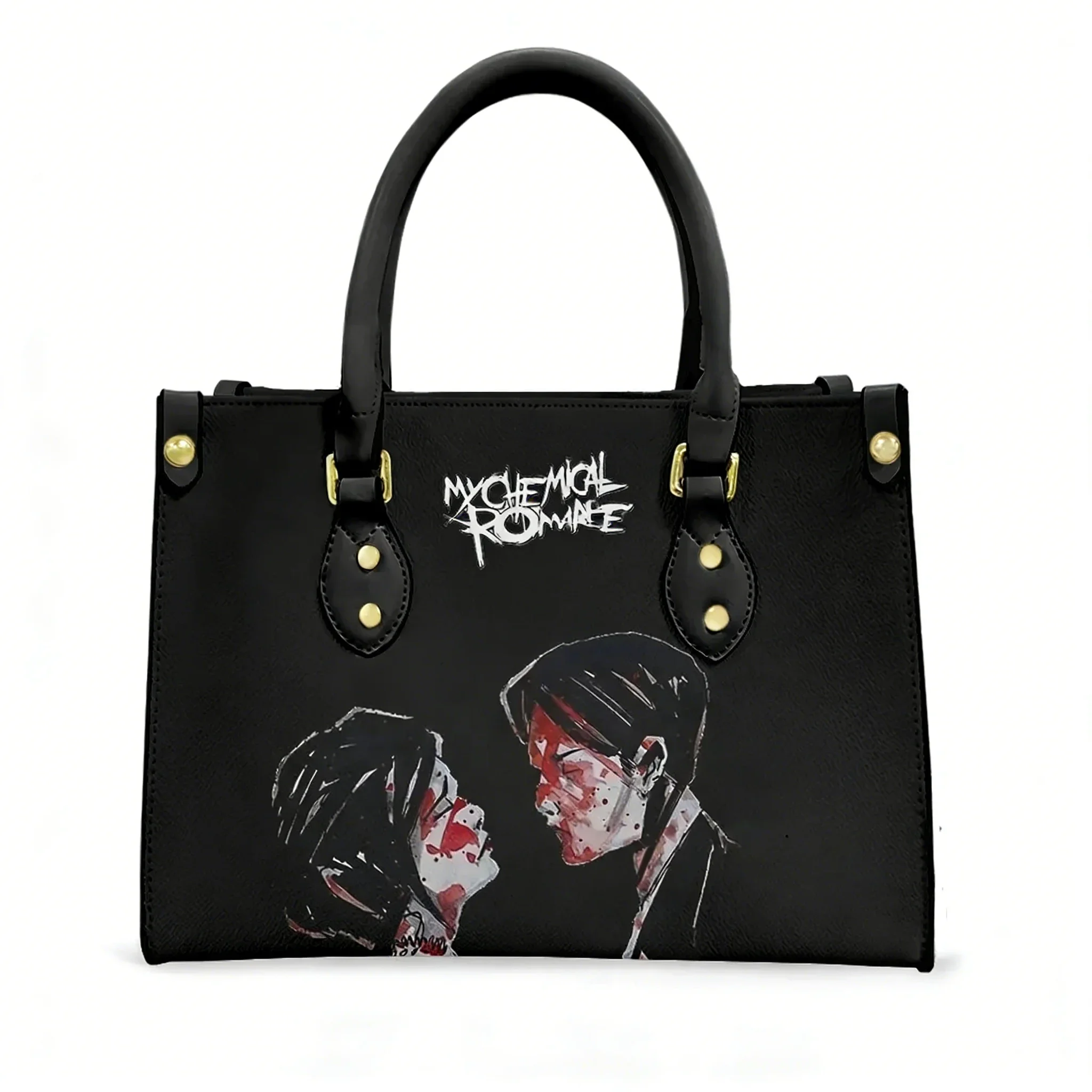 

My Chemical Romance Handbag Mens Womens Personalized Patterns Tote Bags Shoulder Bags Business Commuter Purse Custom Made Bags