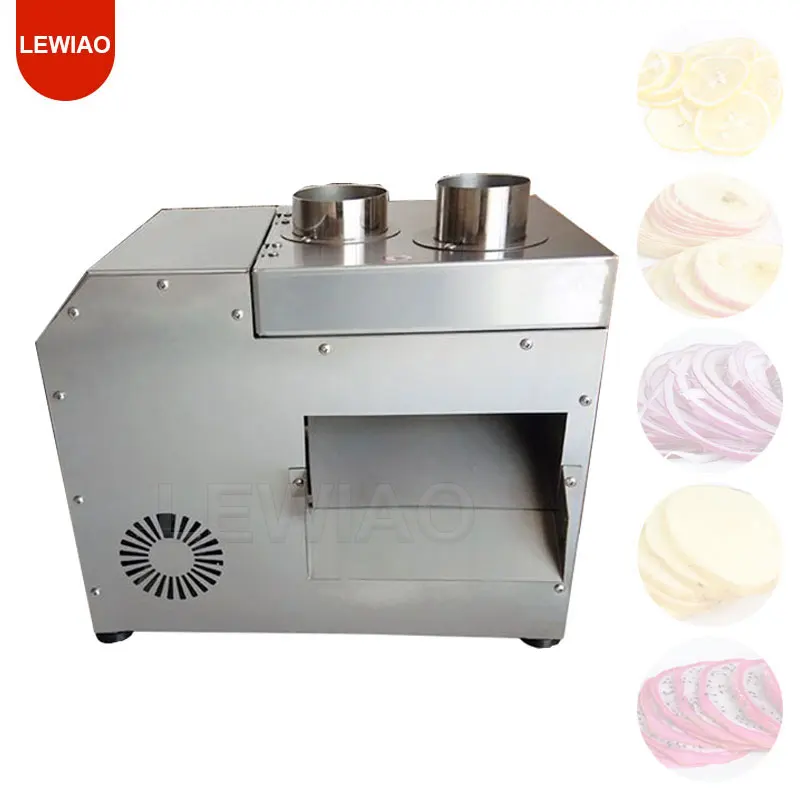 

Electric Automatic Fruit Vegetable Slicing Machine Potato Chipper Onion Rings Production Line