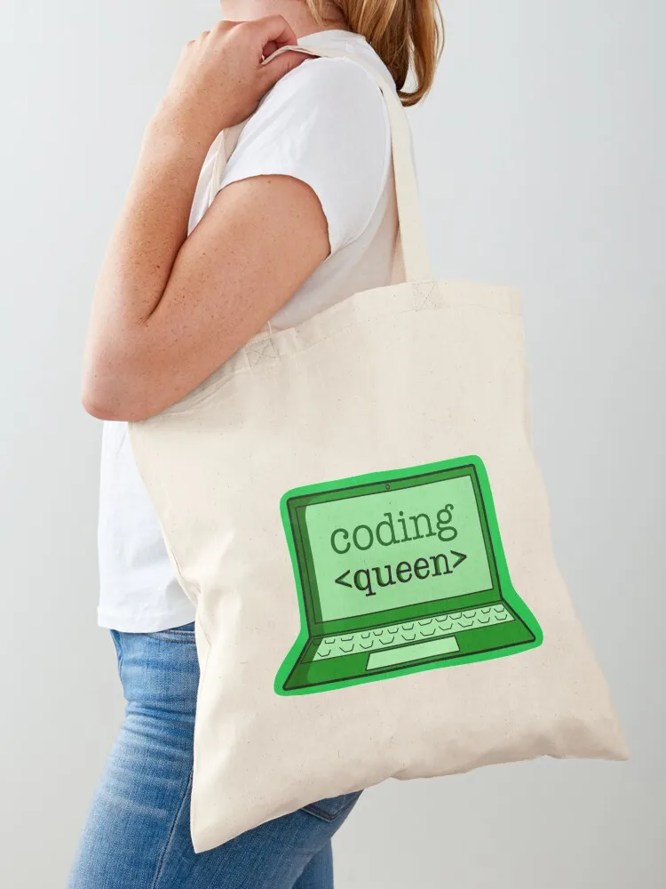 

Coding Queen Tote Bag bags for women Women's tote bag sacs de shopping tote bags aesthetic
