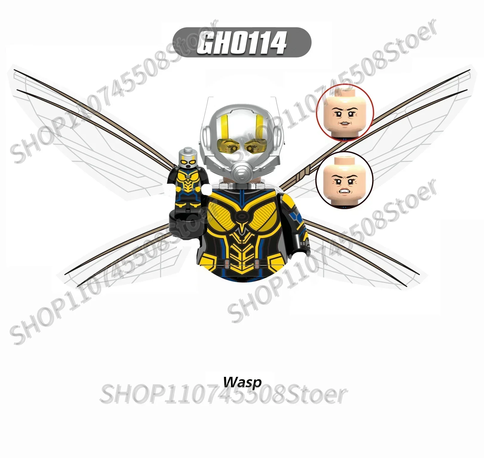 Heiße Sammelfiguren Marvel Bausteine Deadpool Moonlight Knight Mini-Bausteine Partygeschenk Deadpool Ant-Man