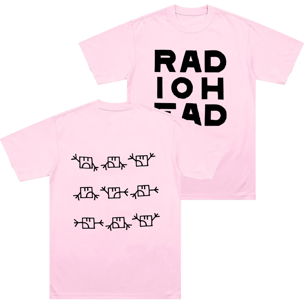 Radiohead Semaphore T-shirt Alternative Rock Band Cotton Long