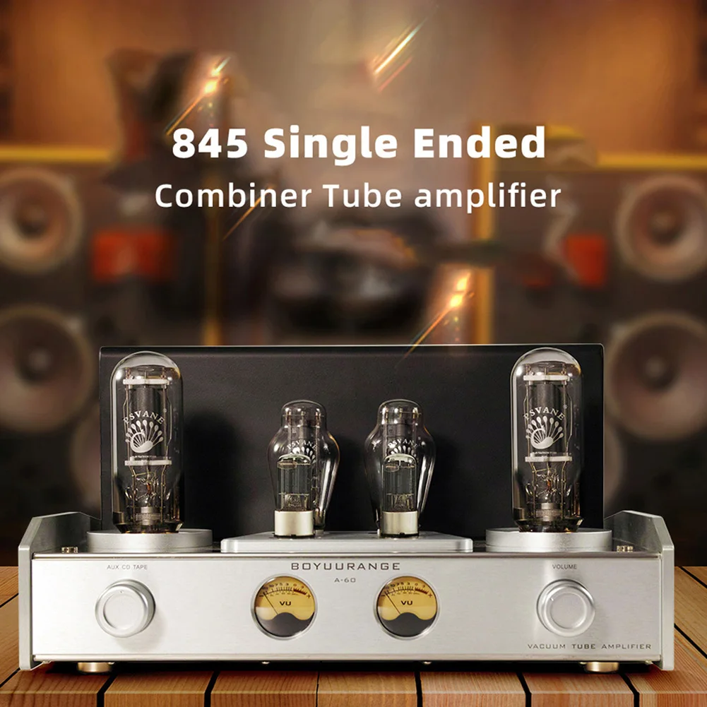 Boyuu A60 Electron Tube Amplifier 300B 845 Single-ended High-Power Amplifier Hi-end Fever Audio HiFi Combiner Tube Amplifier