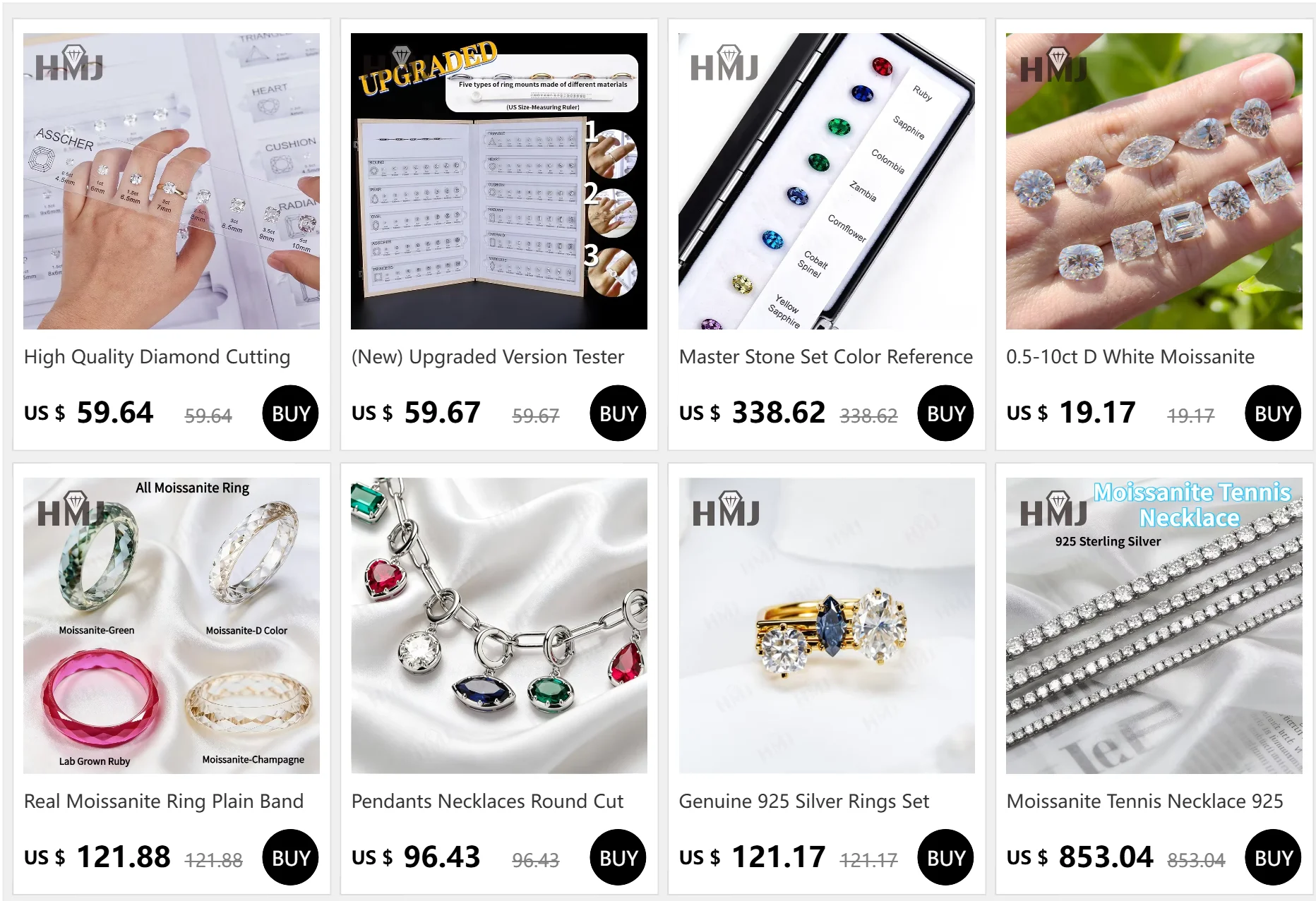 Creolen mit Diamanten, Rubin, Saphir, Smaragd, fünf Steine, Herzform, 10 Karat, 14 Karat, 18 Karat Gold, 925er Silber, Geburtstagsgeschenk, hypoallergen – Detail 1