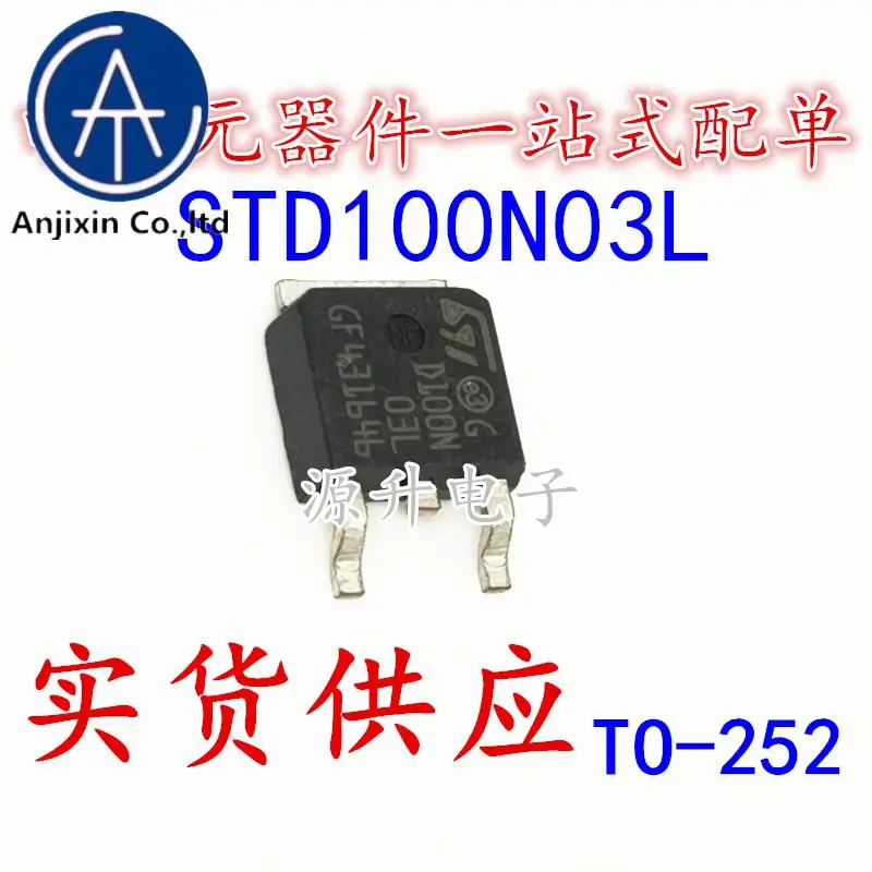 20 Chiếc 100% Orginal Mới STD100N03L D100N03L Hiệu Ứng Trường MOS Ống-252 N Kênh