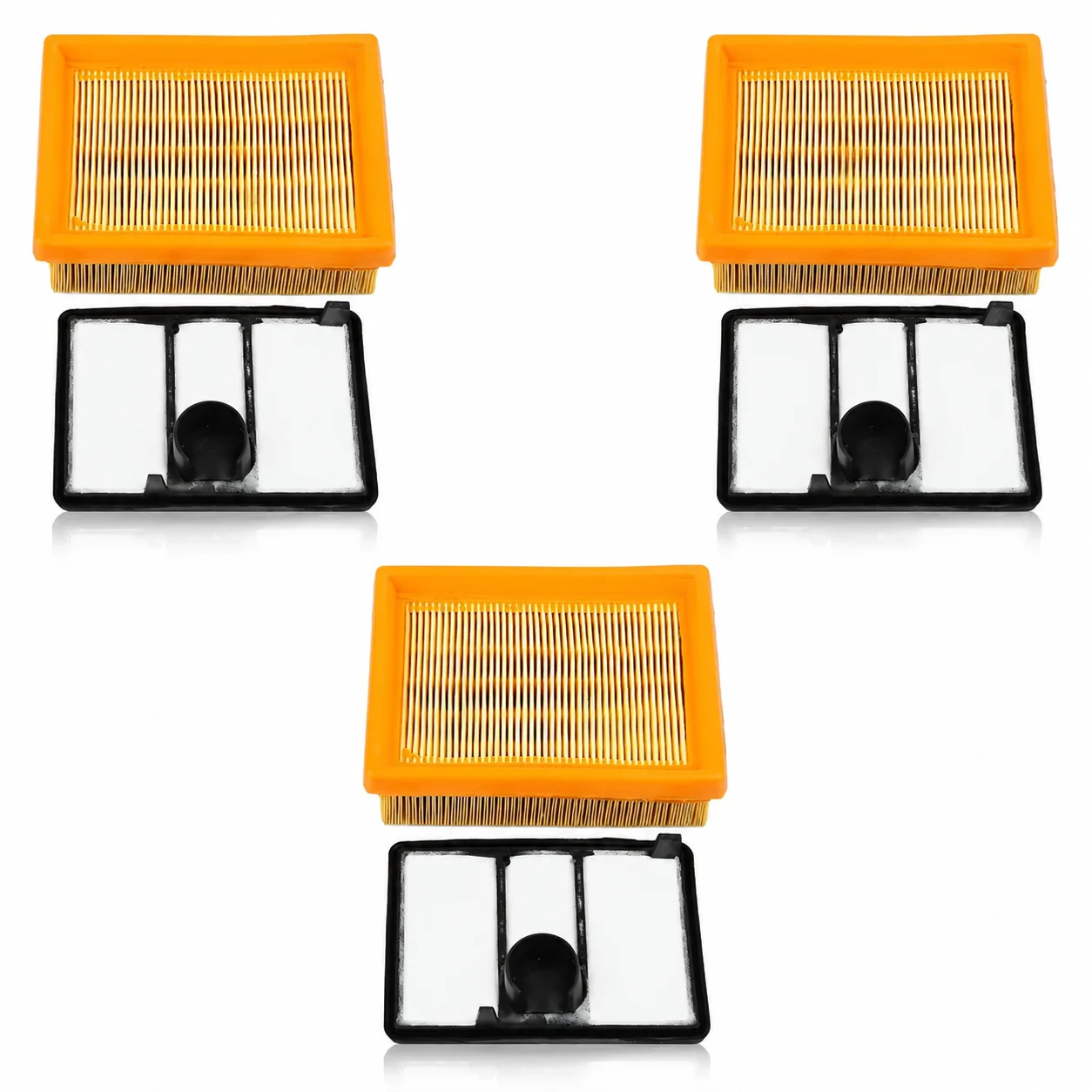 3PCS Air Filter Kit For Stihl TS700 TS800 Cutquik Concrete Cut-Off Saw Replacement Parts Replaces 4224 141 0300 4224 140 1801