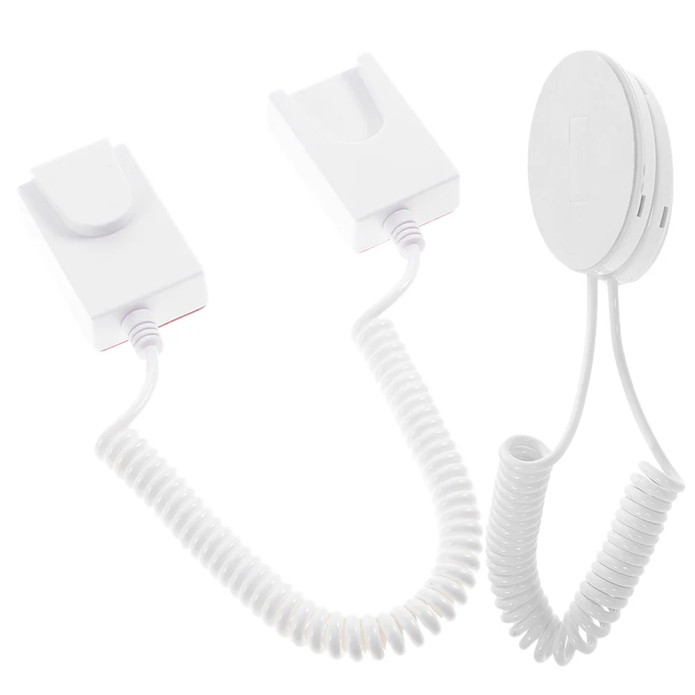 

2pcs Anti-Lost Rope Hook For Remote Control No-Drill Self-Adhesive Tether Security Cable For Dvd Controller Key Phone Holder