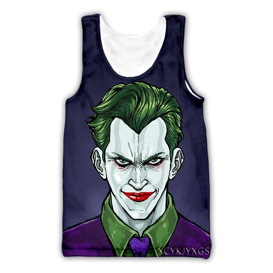 2025 Horror Skull 3D Printed Tank Tops Men Women Summer Fashion Casual Sleeveless Shirts Hip Hop Streetwear Oversized Tops Tees