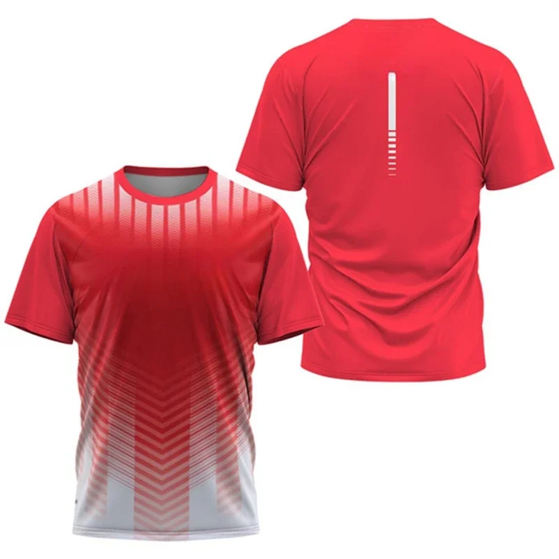 

3D Printing Plus Size Men's and Women's T-shirt Gym Sports Quick Drying Breathable Outdoor Running Badminton Training Clothes