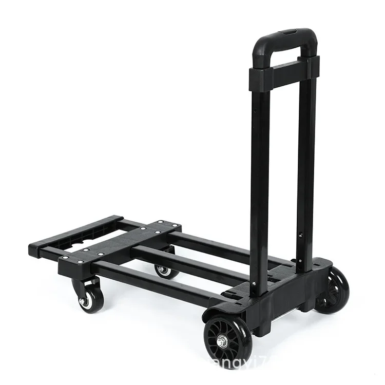 

Household portable trolley trolley pulling car factory electrical handling super load-bearing folding luggage cart trailer