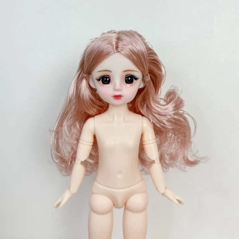 Boneca Princesa com Pura Maquilhagem, Boneca Móvel, BJD, 20 Articulações, 30cm, 1:6