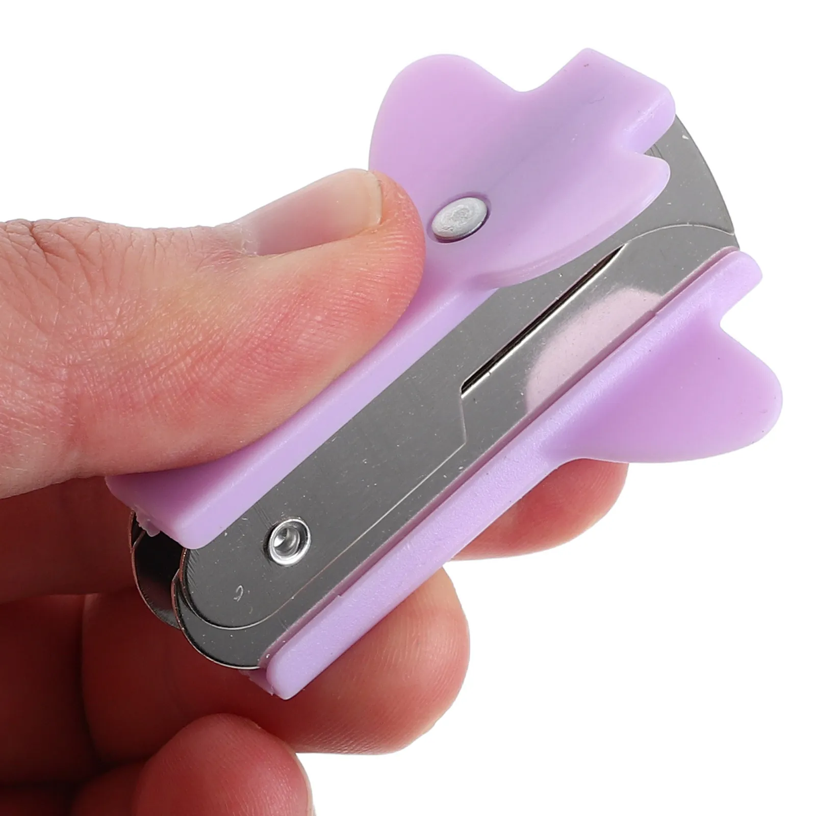 

Набор из 3 мини-степлеров-дестеплеров (фиолетовый, розовый, зеленый) – компактный металлический дизайн для студентов, портативный ручной степлер-дестеплер для офисного стола