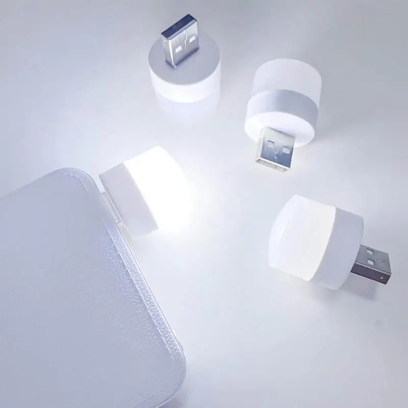 LED Night Light Plug In flessibile USB LED Ambient Light Mini USB LED Light lampada da comodino Plug In LED Night Light per l'allattamento al seno