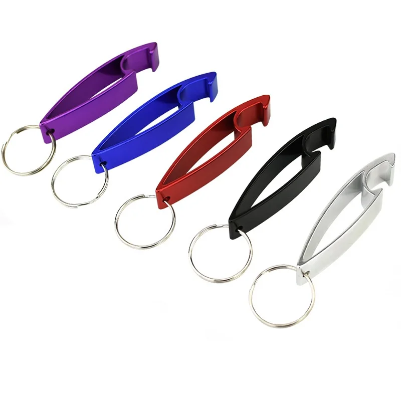 

200Pcs/Lot Mini Bottle Opener Portable Color Metal Beer Drink Bottle Opener Keychain Bar Tool Party Favor Gifts