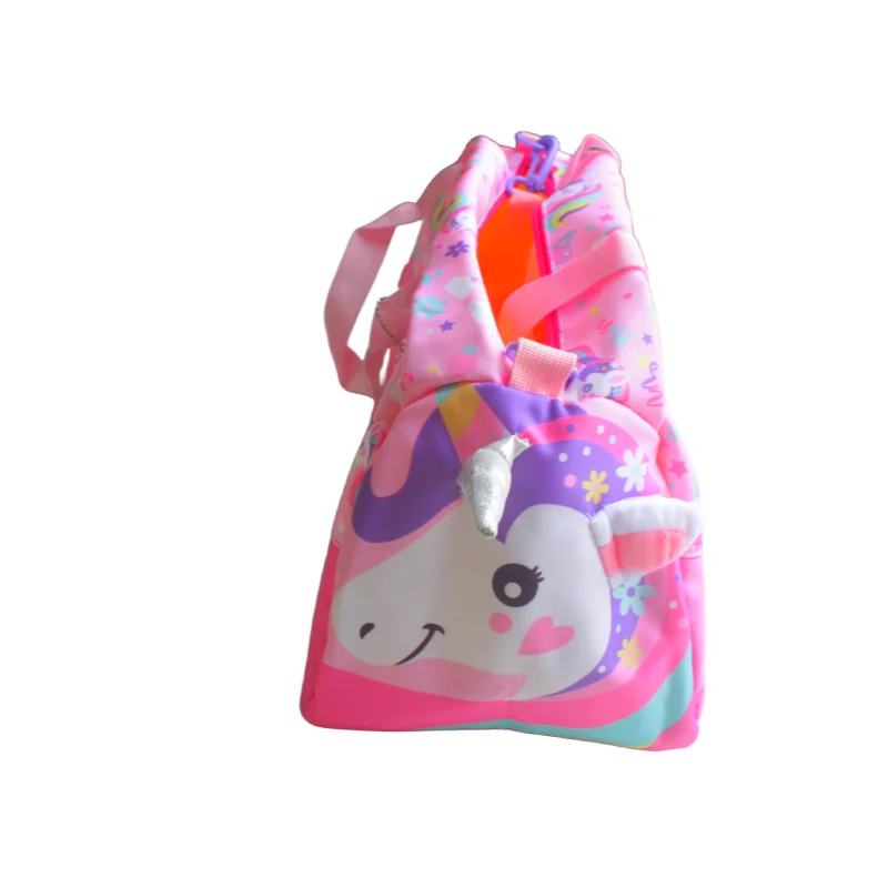 Bolso de viaje de dibujos animados para niño o niña, bolsa de Fitness deportiva, bandolera