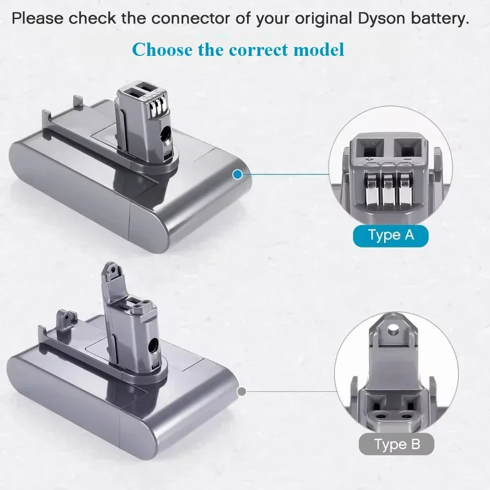Аккумулятор большой емкости для Dyson DC35 DC45 DC31 DC34 DC44 Animal 917083   01. Выберите правильная модель A B.