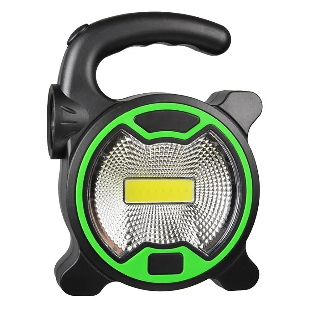 

Portable Work Lamp LED Lantern Waterproof Emergency Spotlight Rechargeable Floodlight for Outdoor Hiking Camping,Green