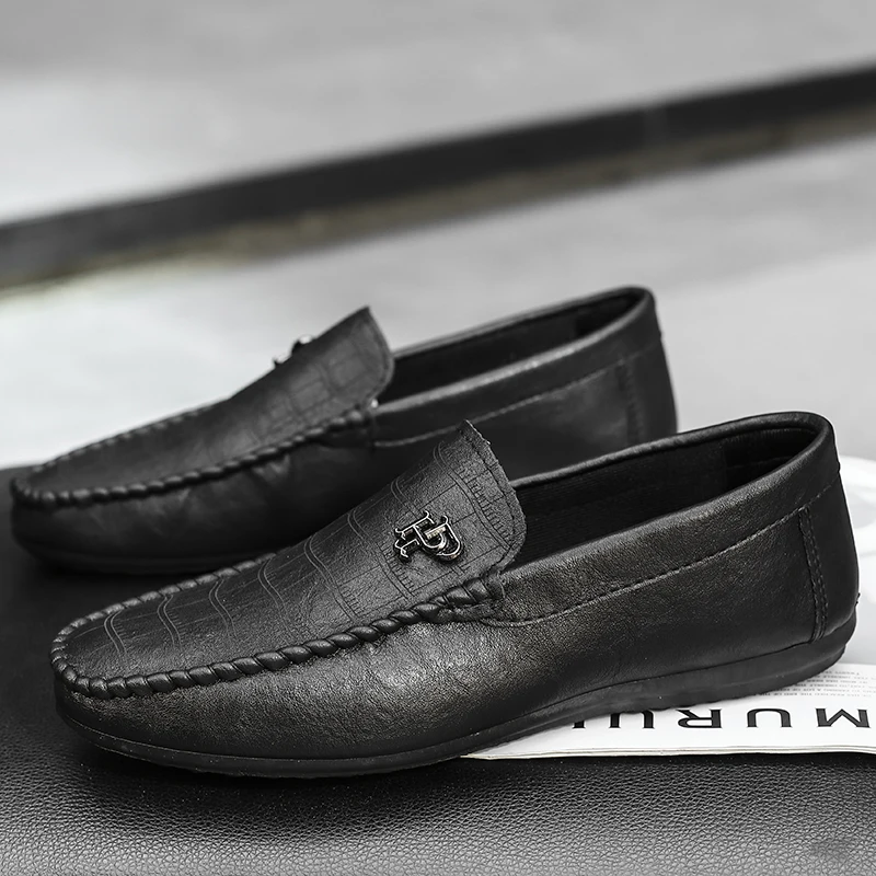

JY men's new trendy shoes, loafers, men's shoes, bean shoes, lazy man's one-foot shoes, driving shoes, casual shoes, man shoes