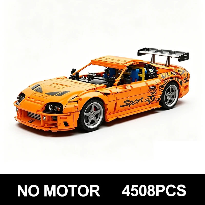Unique shape IN STOCK YC-23049 MOC Technical 1:8 Speed Sports Hypercar Building Block Assembly Model DIY Toys Christmas Gift Set image 3