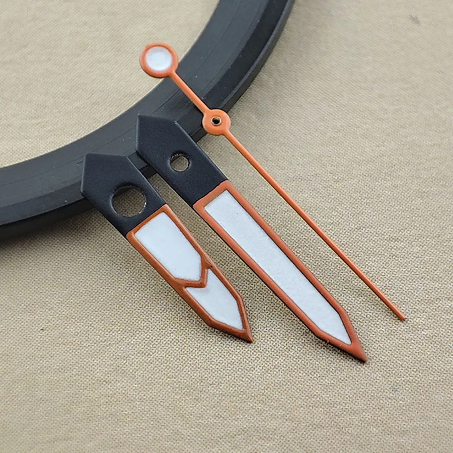 NH35 Zeiger Orange Schwarz Zeiger C3 Grün Leuchtzeiger Modifizieren Uhrenzubehör Für NH35 NH36 4R 7S Automatikwerk