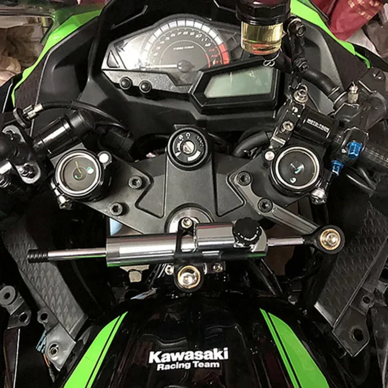 أداة تثبيت قوس التوجيه باستخدام الحاسب الآلي ، مثبت لكاواساكي نينجا والتيتانيوم ، NINJA300 ، EX300 ، شيوخ ،