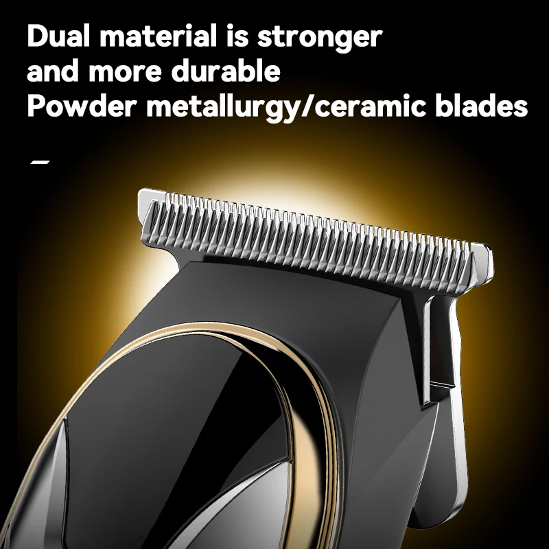 Kemei 1598 Electric Hair Clipper and Trimmers Professional Hairdressing Cordless Hair Cut Machine Carving Clipper Rechargeable