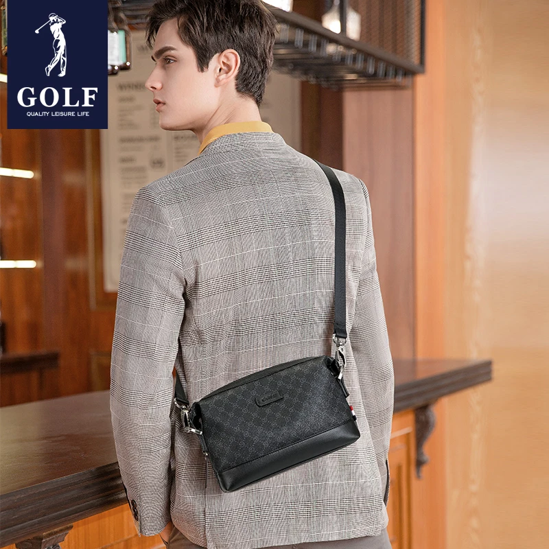 GOLF single shoulder bag man hand bag  business presbyopic restoring ancient ways his satchel envelope hand caught