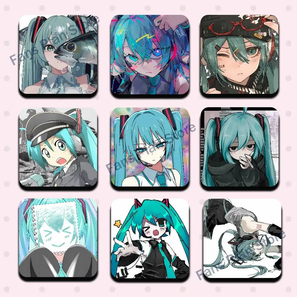 Virtual Singer M-Miku Magnetic Refrigerator Magnets Cute And Creative Refrigerator Magnets Souvenirs And Gifts