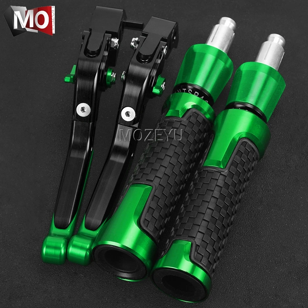 

For Kawasaki Ninja ZX-4RR/ZX4RR/ZX400RR 2023 2024 Clutch Lever Brake Levers Adjustable Folding Handle grips ends Accessories