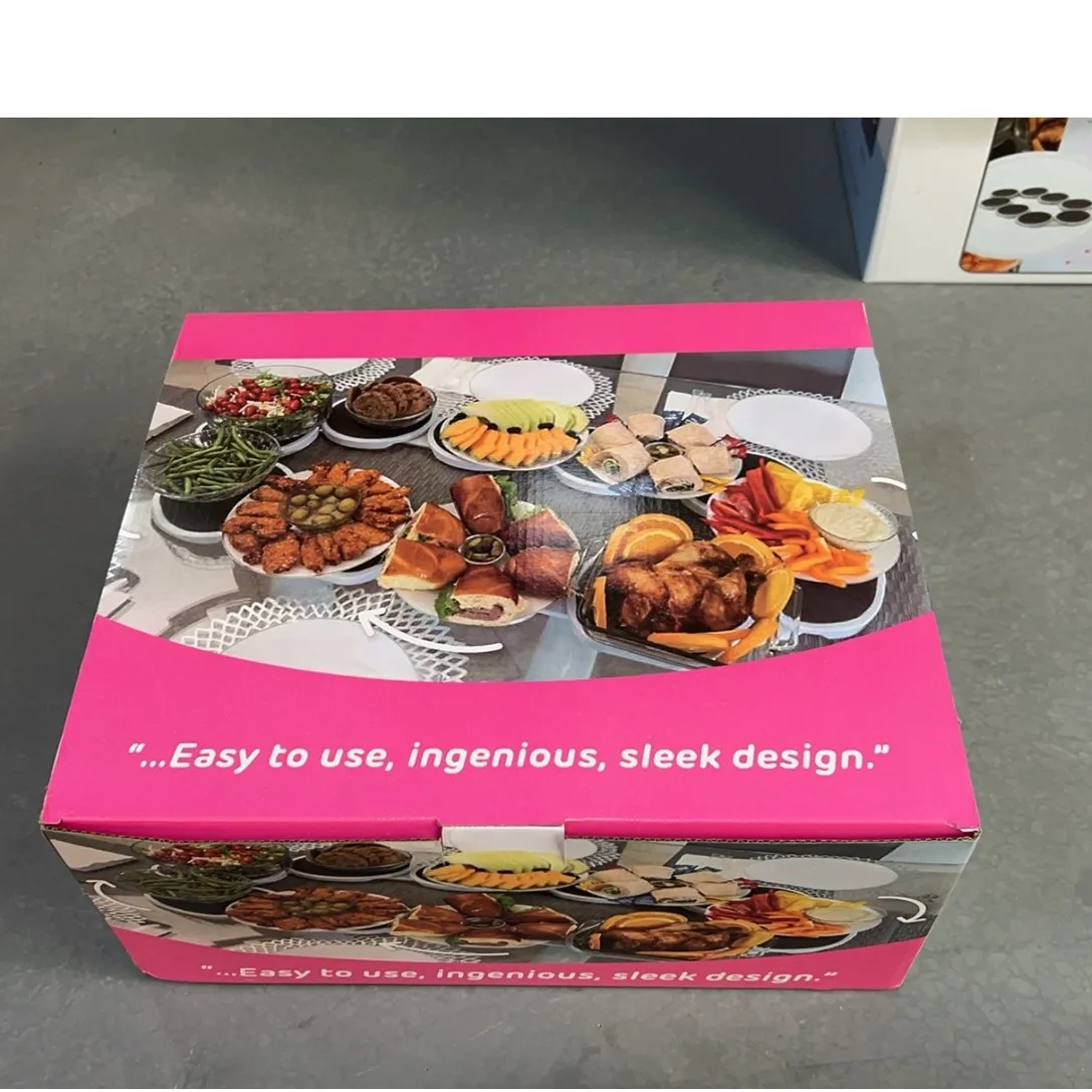 

Вращающаяся подставка Lazy Susan Revolution: портативный многофункциональный поворотный столик для обеденного стола