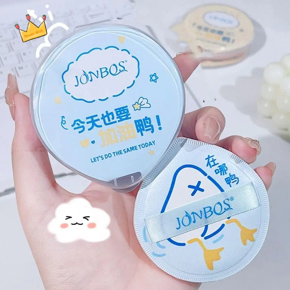 Soplo de polvo con cojín de aire en forma de gota de agua, esponja de maquillaje suave para ocultar los poros, uso en seco y húmedo, cojín corrector facial, cosmético de belleza