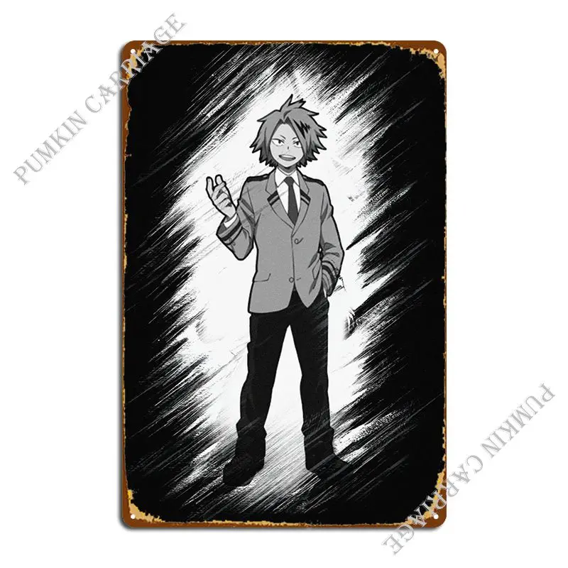 Denki Kaminari Metal Sign Living Room Garage Pub Club Tin Sign Poster