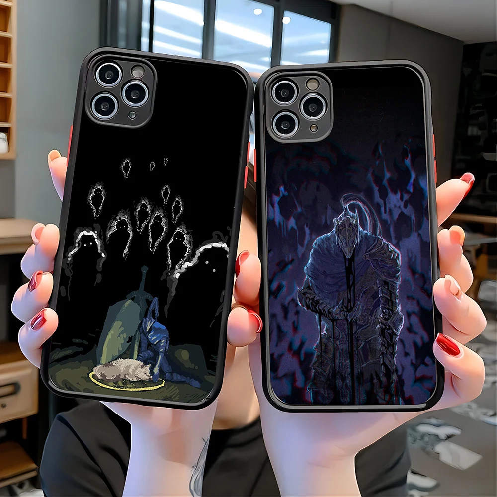 Hot Blood Game Dark Souls Phone Case For Xiaomi Redmi Note 13 12 11 10 10C 10X 9A 9T 9C 8 7 Pro Plus 5G Matte Transparent Cover