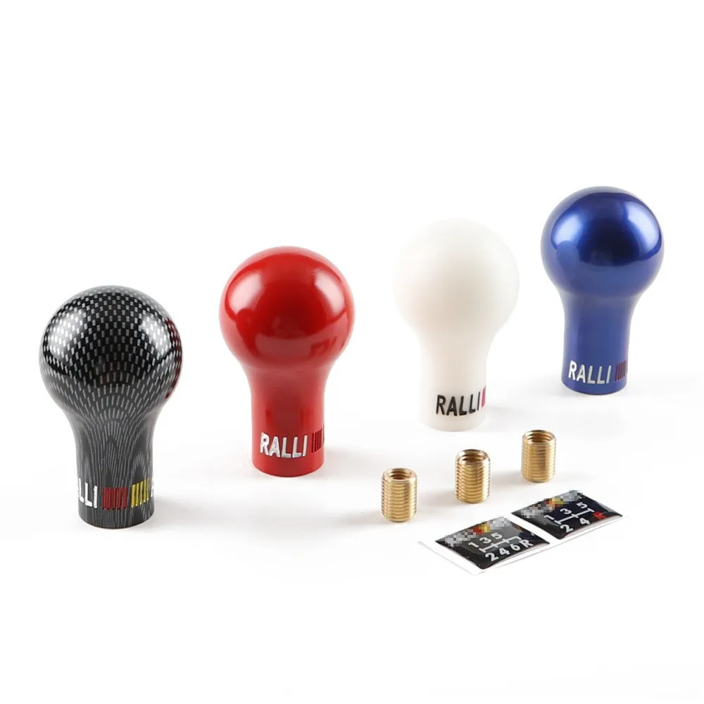 

Car modification gearshift lever - plastic. Carbon fiber gearshift lever. Circular carbon texture gearshift lever.