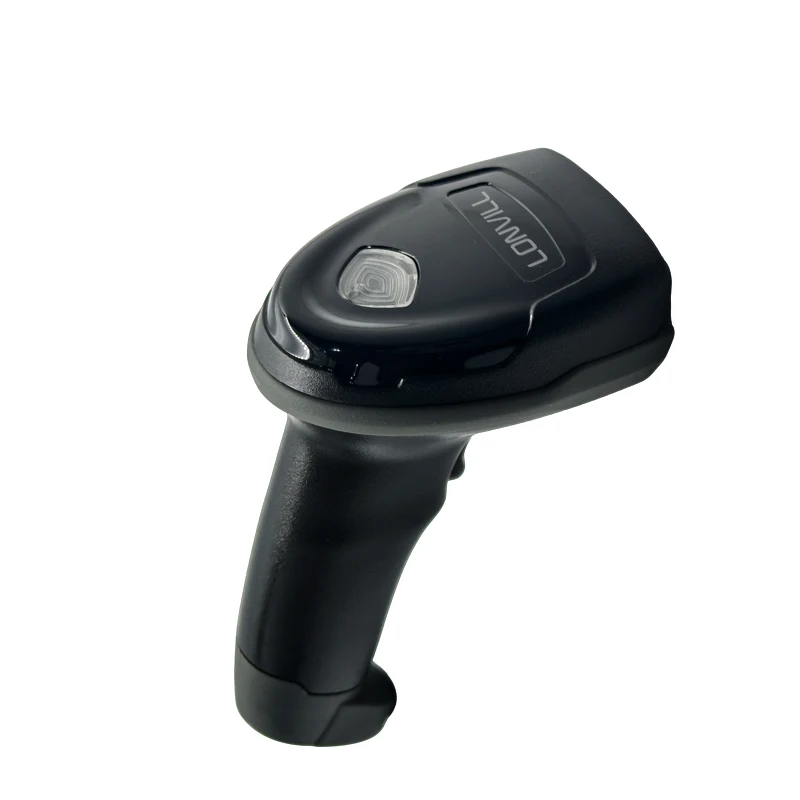 LONVILL Handheld Barcode Scanner Multi-OS Compatible Windows Android IOS Wireless Barcode Scanner for Warehouse Logistics