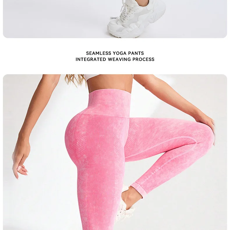 Nylon Schleifen Yoga Leggings Frauen Nahtlose Enge Hosen Hohe Elastische Sexy Hüfte Heben Leggings Workout Laufen Gym Hosen – Detail 18