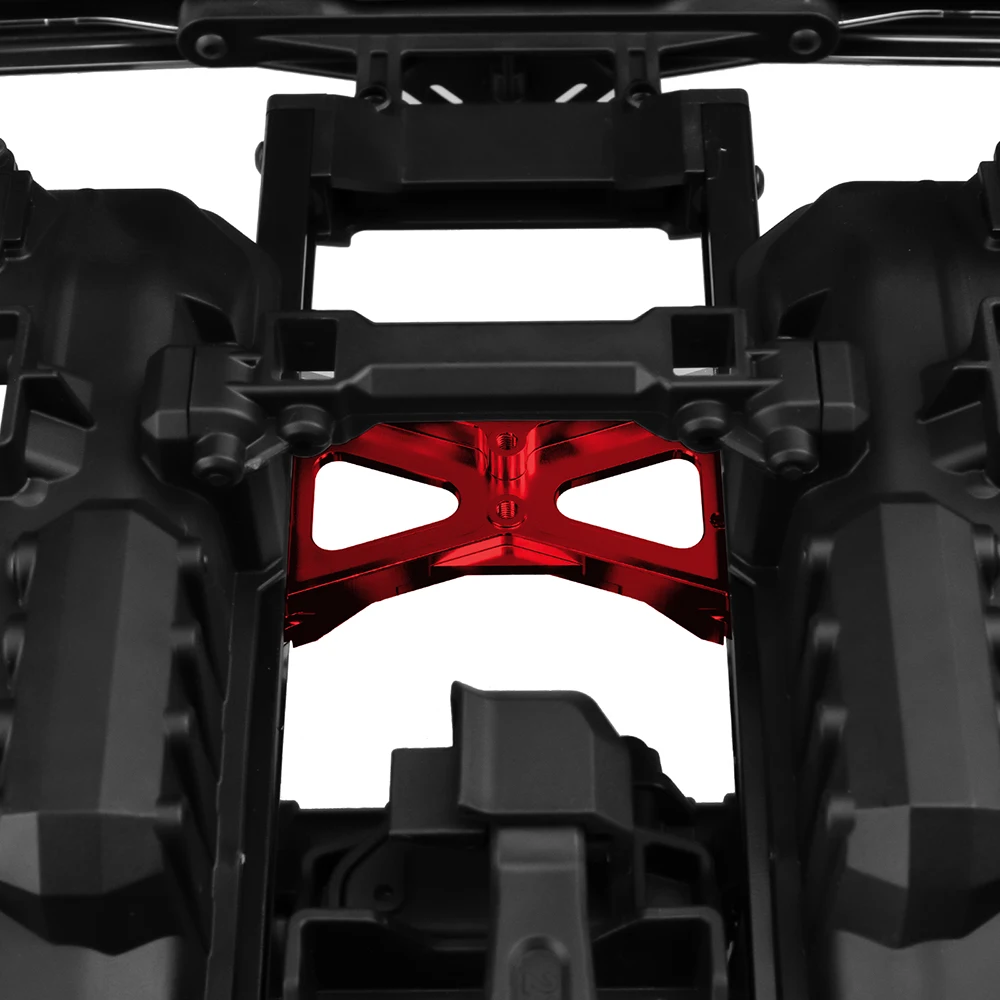 AXSPEED Alu Legering Stuurservo Chassis Cross Mount voor 1/10 TRX4 Ford Bronco Upgrade Onderdelen